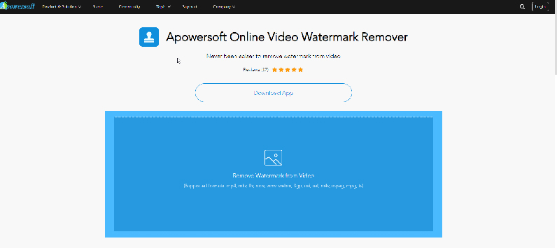 Apowersoft watermark remover