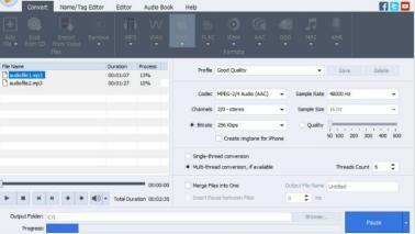 Convertir archivos con AVS Audio Converter