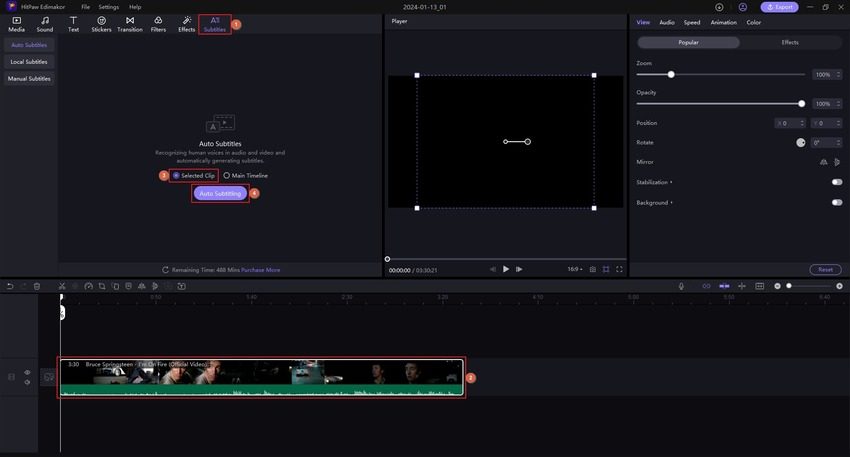 HitPaw Edimakor image description generator