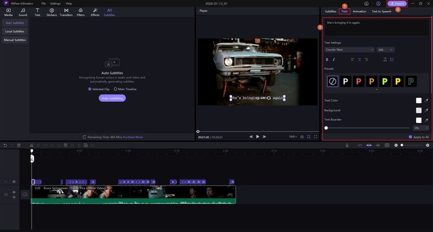 HitPaw Edimakor ai image description generator