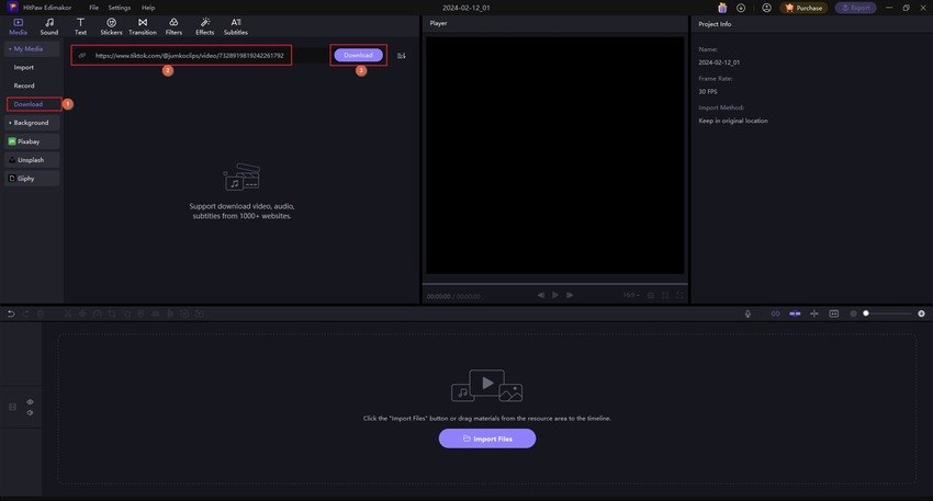 HitPaw Edimakor tiktok subtitle generator