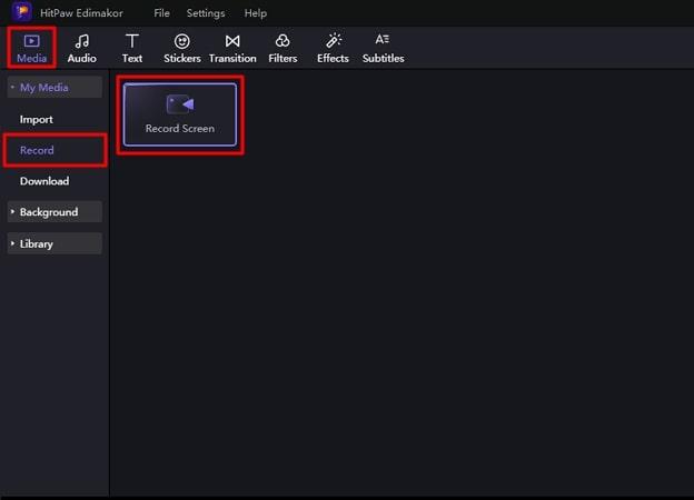 access recording menu