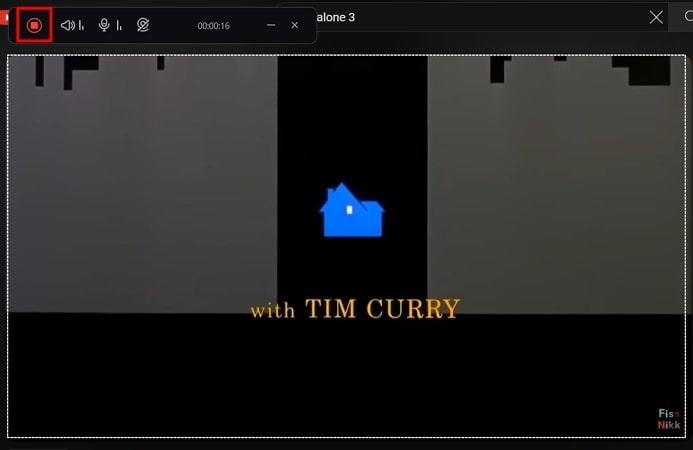 set recording screen