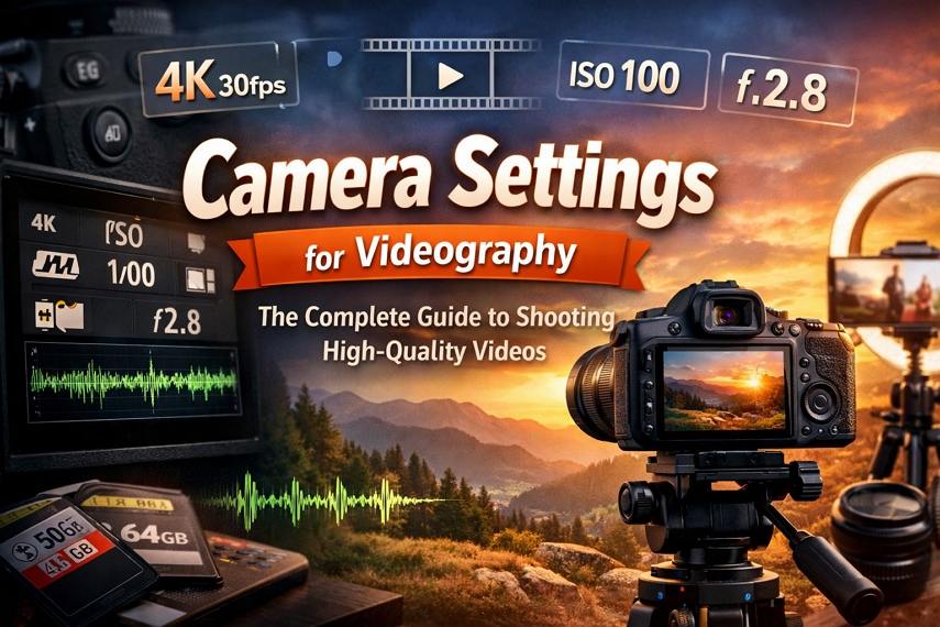 camera settings for videography