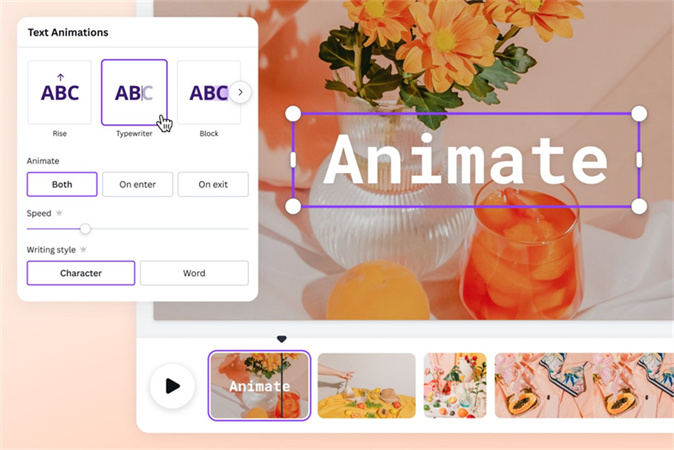 füge text hinzu und stilisieren