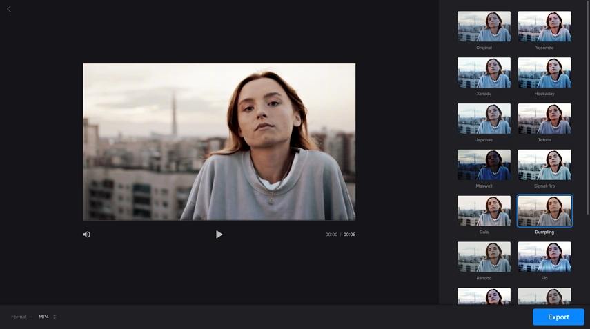 clideo add filter to video