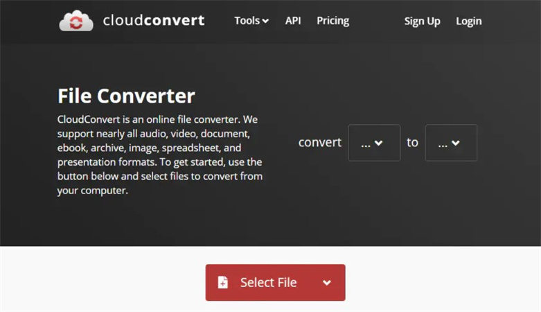 screenshot-of-the-homepage-of-convertio-to-convert-mkv-to-webm