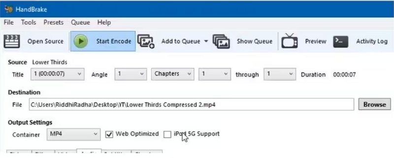 compresser mkv avec handbrake