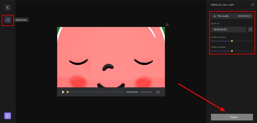 add music to your online video