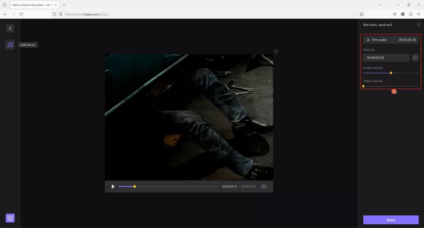 HitPaw Online Video Editor romantic video editor app