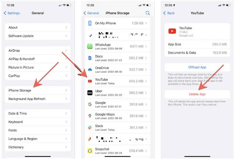 videos이 아이폰 카메라 롤에서 재생되지 않습니다