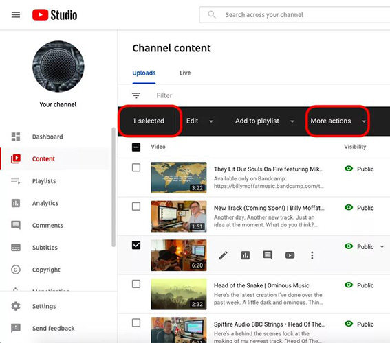 재생 목록 유튜브 삭제