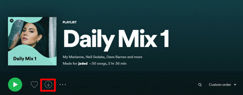 download spotify daily mix with premium