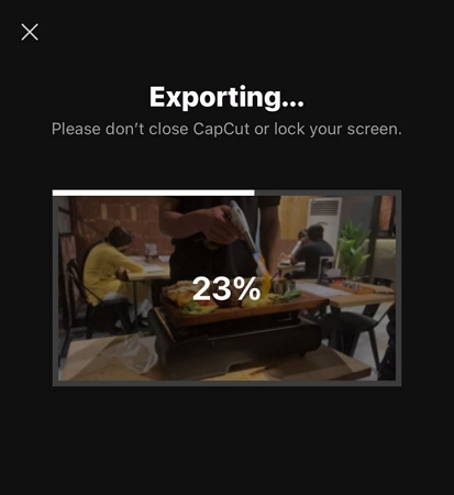 export split video capcut app