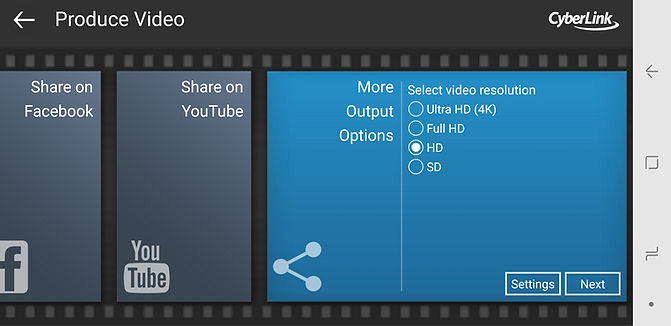 exportar vídeo do PowerDirector