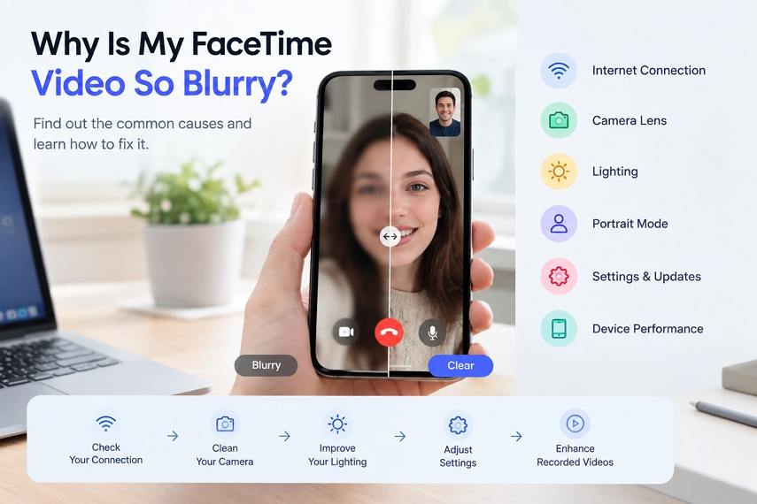 facetime video blurry