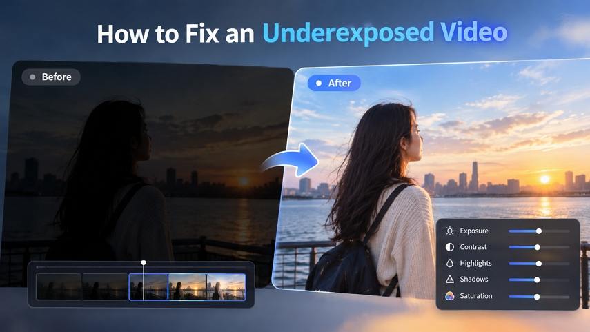 fix underexposed video