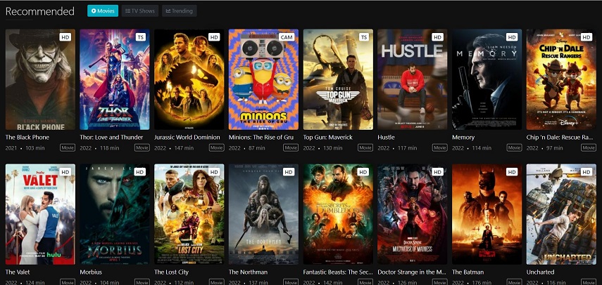 watch new releases movies for free