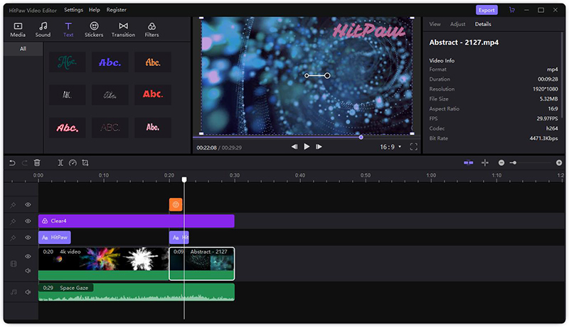 HitPaw Edimakor - create youtube video