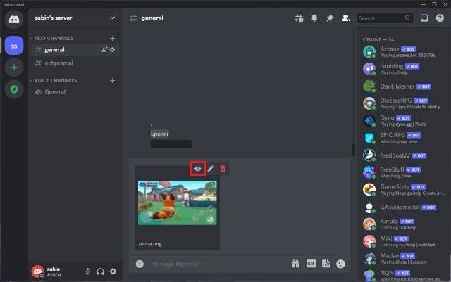 sélectionner l'image