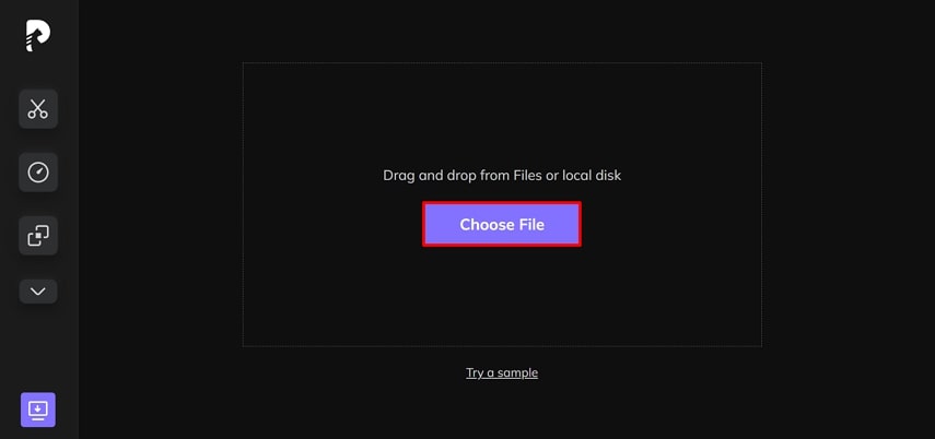 add file to online video editor