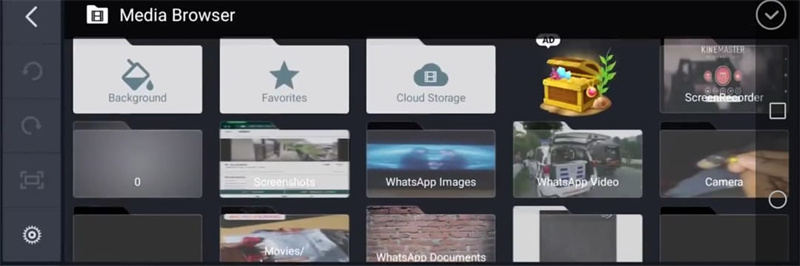 キネマ スター 背景追加 android