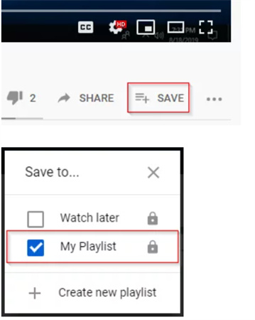 how to loop a youtube video with a playlist on desktop