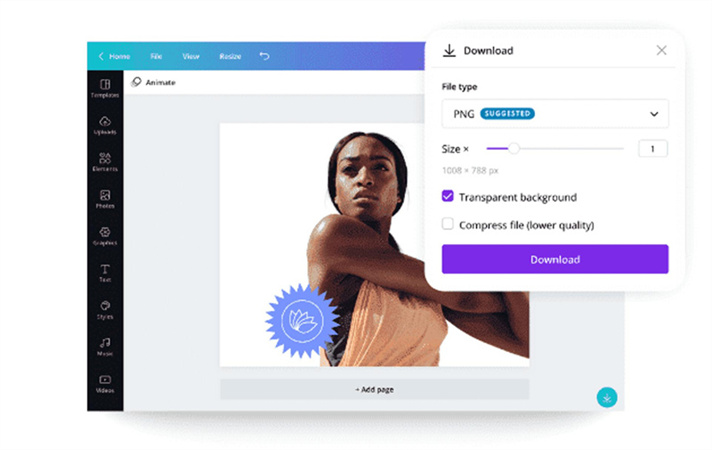 ein Video transparent machen auf Android und ios canva