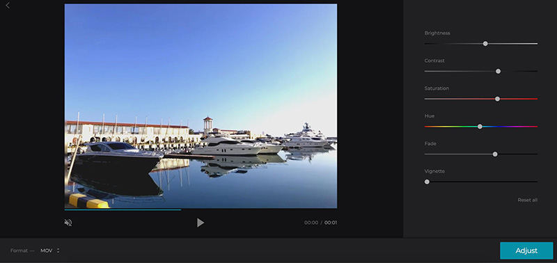 how to make low quality video to high with Clideo