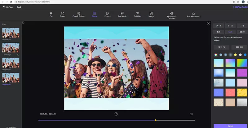 YouTube video editor online