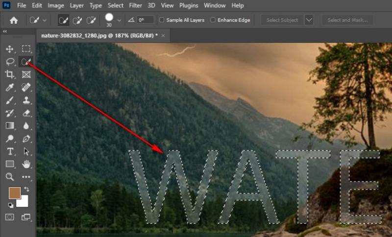 how to remove watermark from photo in photoshop