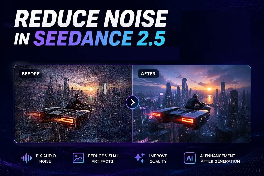reduce noise in seedance 2.5