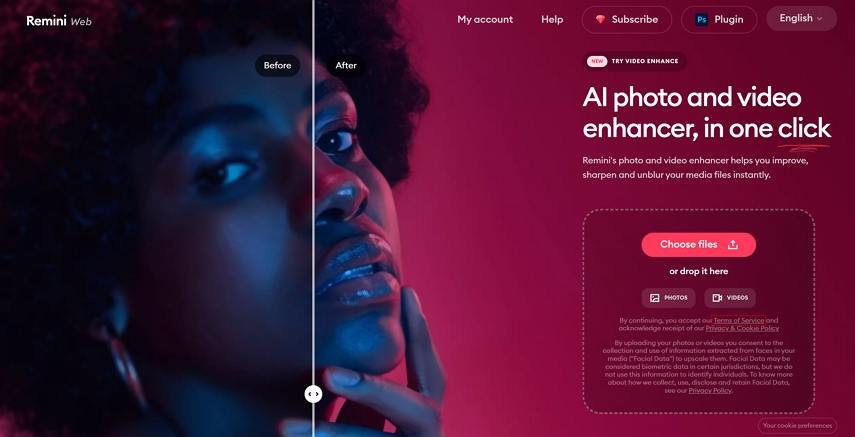 Remini 비디오 향상기