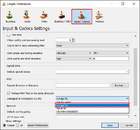 vlc repair video 2