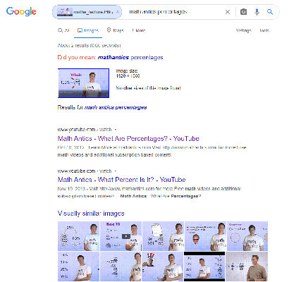 how to reverse video search on google
