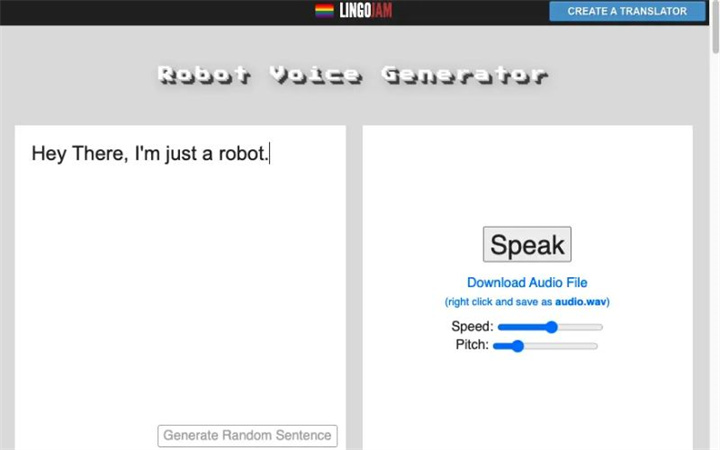 text to robotic speech online