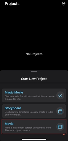  iMovie rotate video iphone