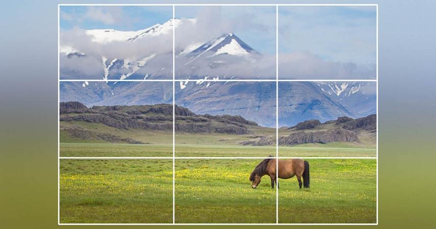 how to make cinematography video: rule of thirds