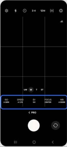 Samsung pro video mode