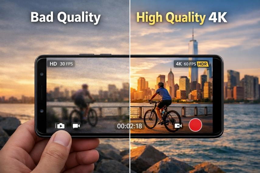 Samsung video settings for high quality