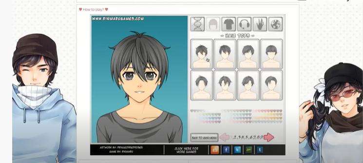 Play Mega Anime Avatar Creator Online Games
