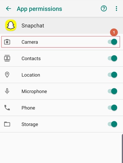 Android snapchat could not record video