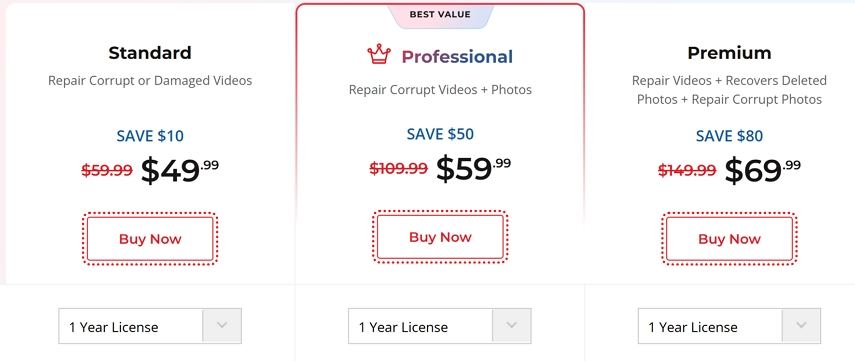 stellar repair for video price