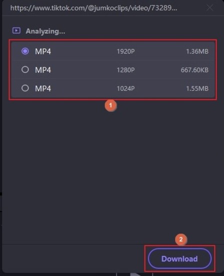 HitPaw Edimakor tiktok video cropper