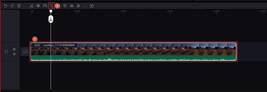 HitPaw Edimakor video cropper for tiktok