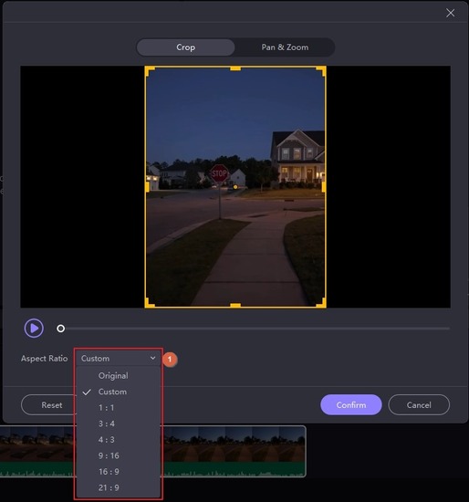 HitPaw Edimakor tiktok cropper