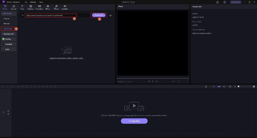 HitPaw Edimakor youtube transcribe