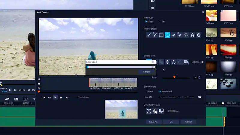 영상 속의 배경 지우기