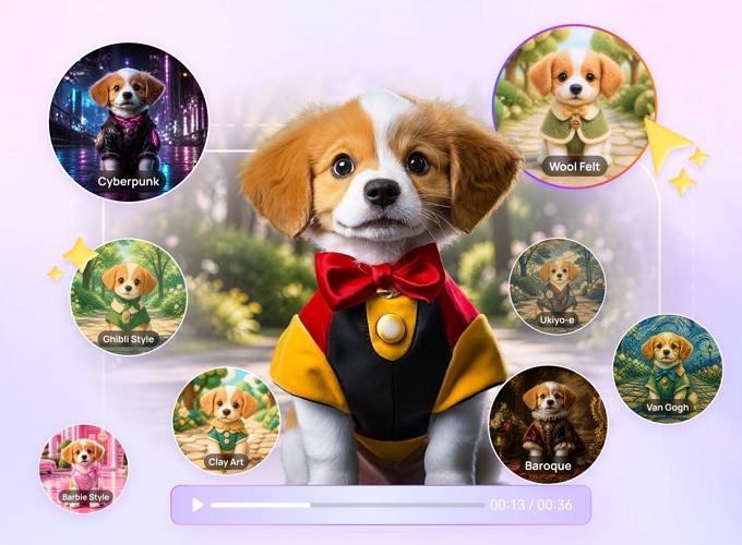 HitPaw VikPea Video Stylization