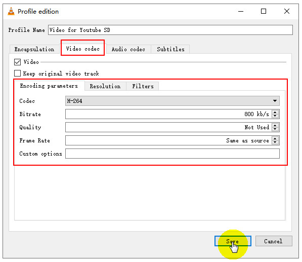 how to compress video files vlc